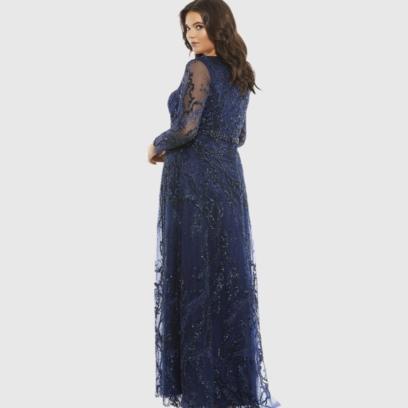 Mac Duggal Embellished A-Line Gown NWT GORGEOUS! 18W - Picture 3 of 8